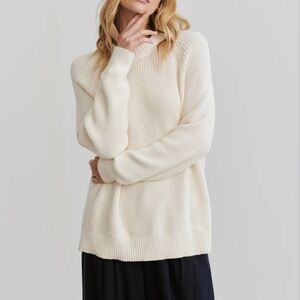 Jenni Kayne Oversized Cotton Crewneck
